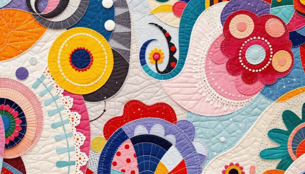 Displaying your appliqué art.