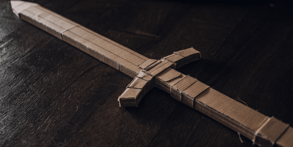 Easy DIY Cardboard Sword: Fun Craft for Kids and Adults