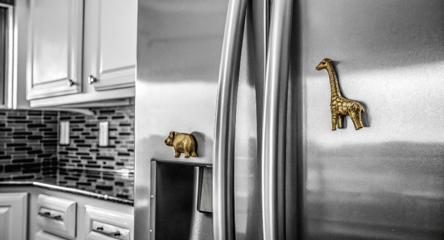 Mini Gold Animal Magnets: Tiny Treasures