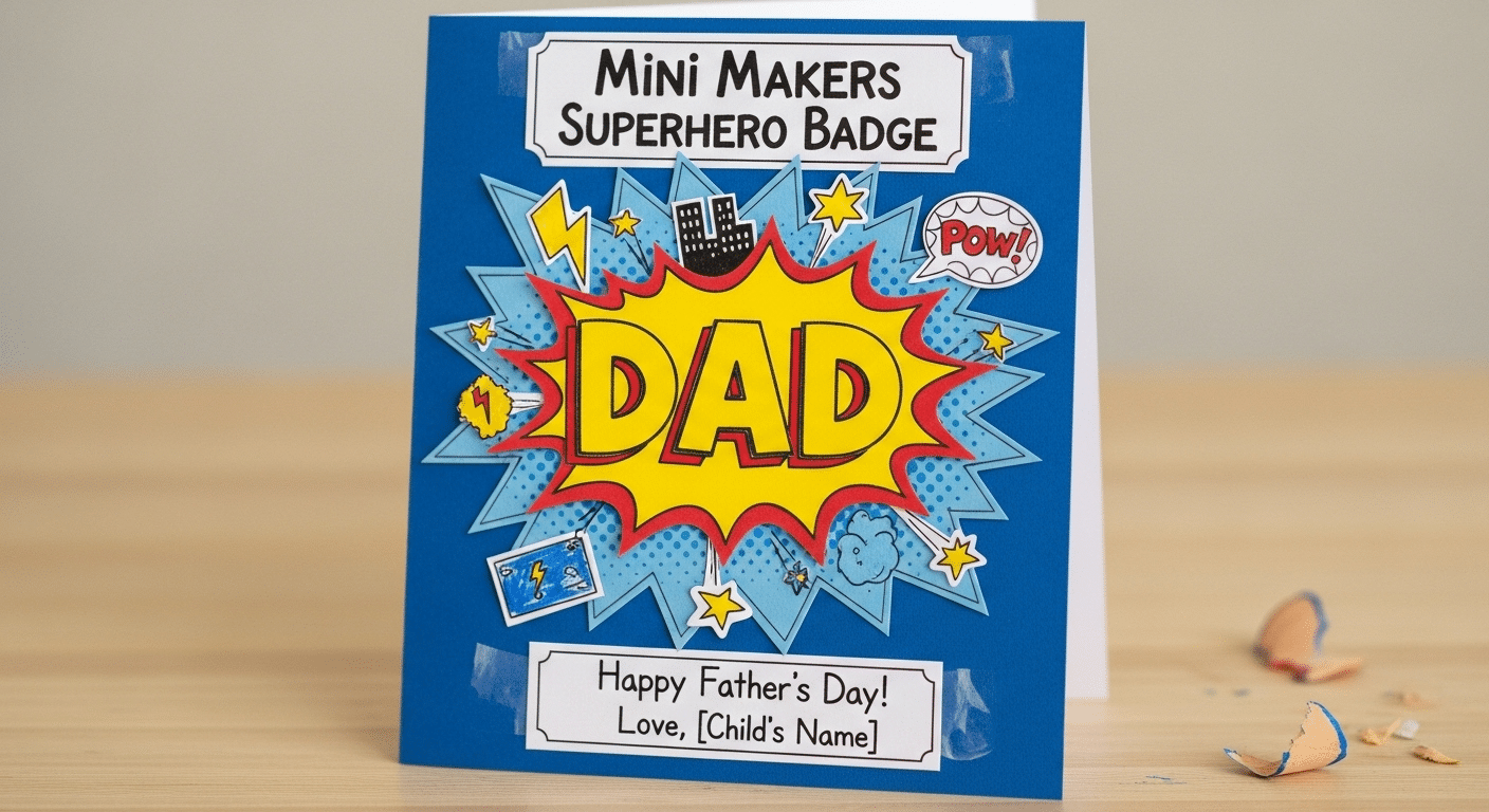 Best Mini Makers Superhero Badge Father’s Day Card Ideas for 2025