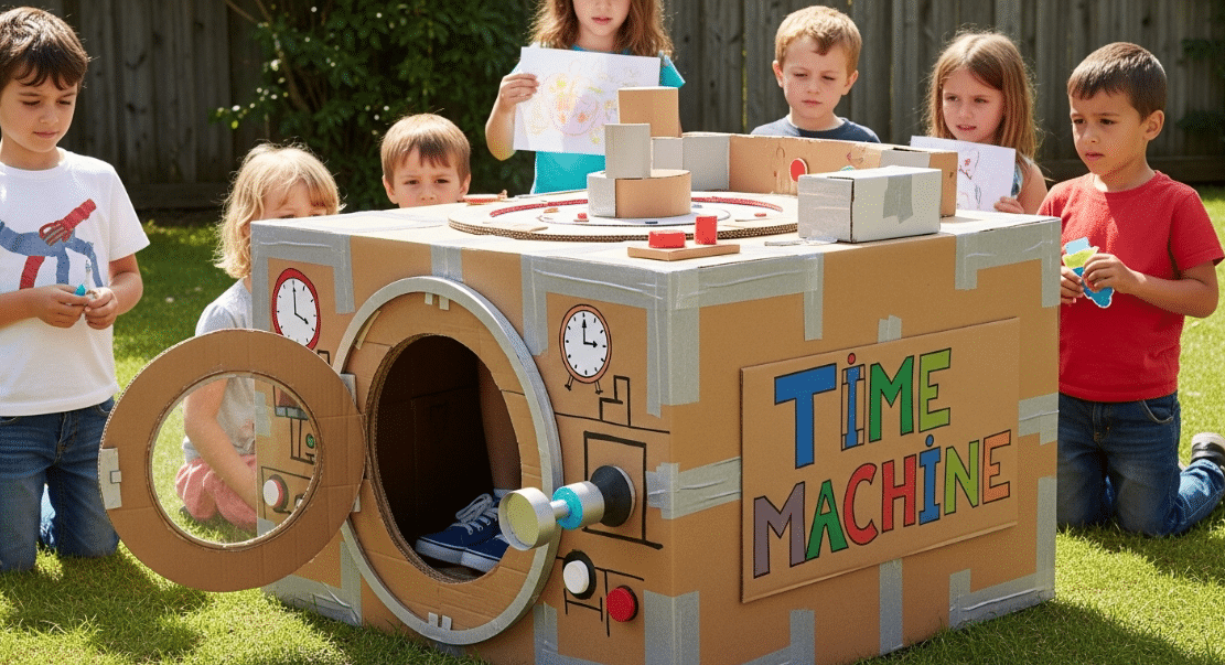 Build Your Own Cardboard Time Machine: Fun & Easy DIY Craft