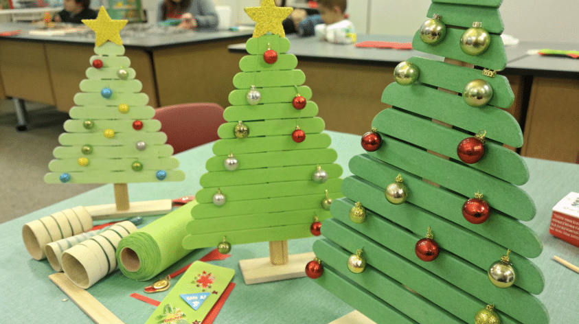 Christmas Tree Crafts A festive collection of Christmas tree crafts, showcasing creativity and holiday spirit.