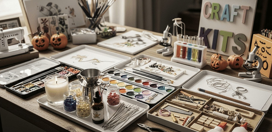 DIY Kits on a table.