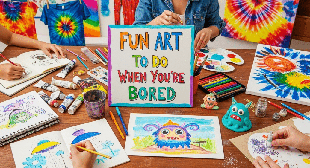 Fun Art To Do When Your Bored: 18 Creative Activities to Spark Joy