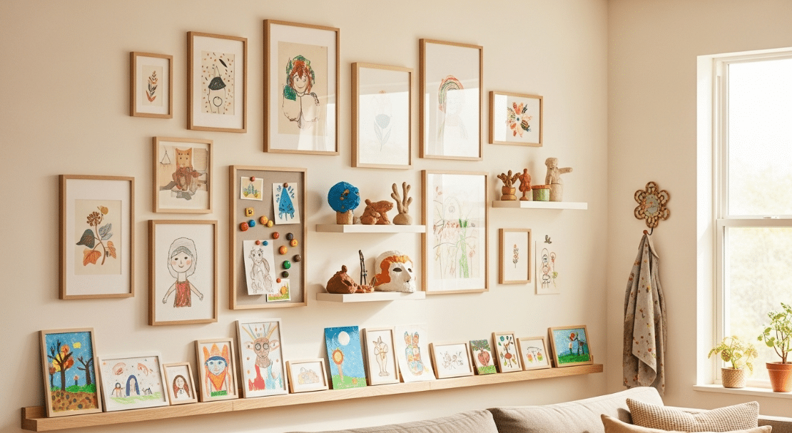 Best Ideas for Displaying Children’s Art Without Cluttering Your Space