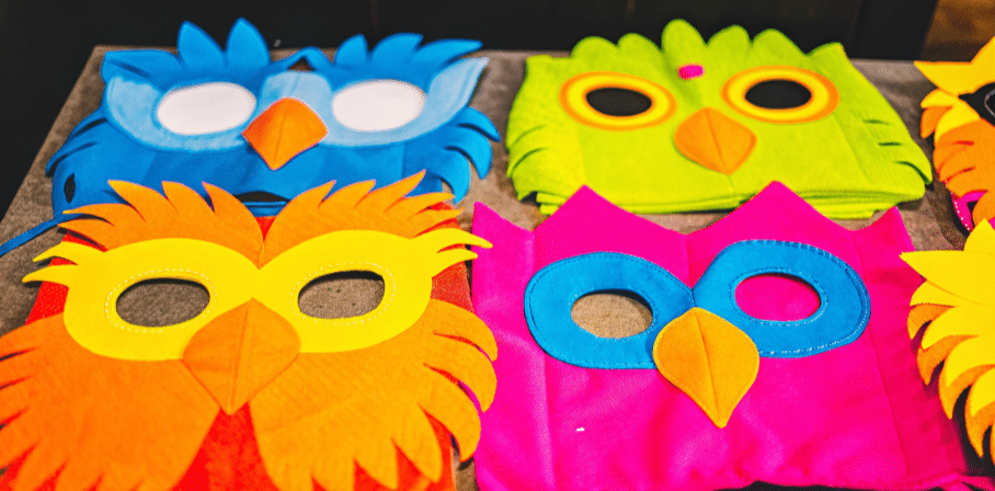 Owl Masks and Puppets A variety of owl masks and puppets, perfect for kids' crafts and imaginative play.