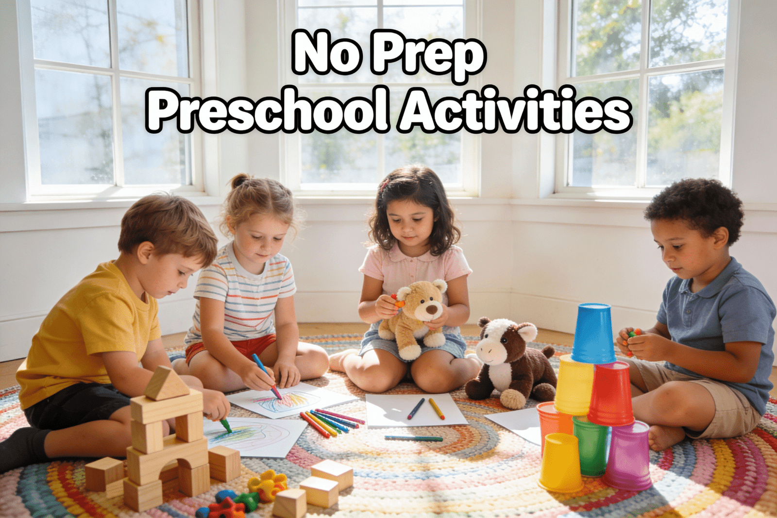 No Prep Preschool Activities: Instant Ideas for Busy Days