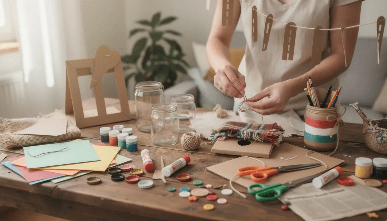 The image showcases a vibrant assortment of discount craft supplies, including colorful construction paper and fun shapes, designed to inspire creativity in kids and teachers alike. This collection highlights the essentials for crafting projects, perfect for classroom activities or home creations.