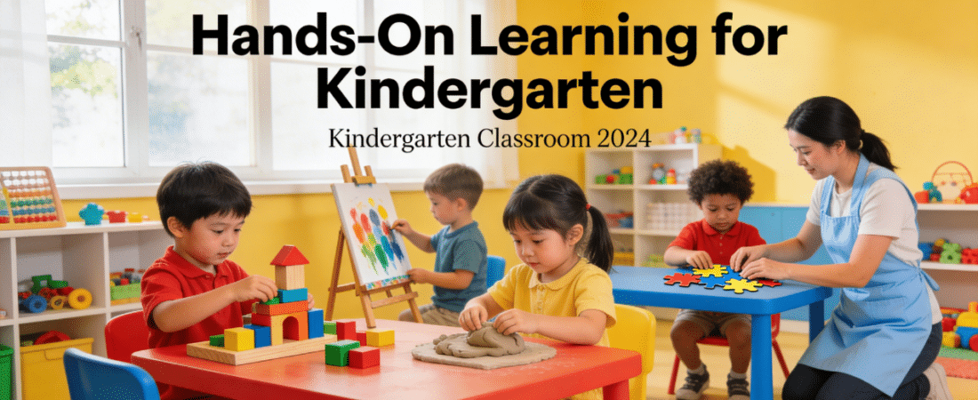 Kids learning in class.