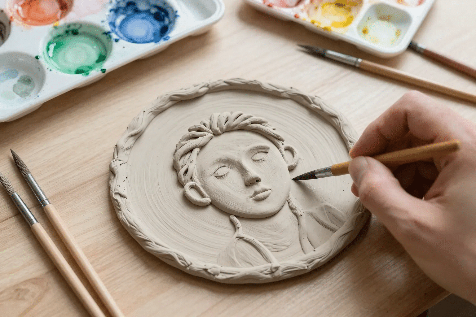 Painting Air Dry Clay With Watercolors: A Practical Guide