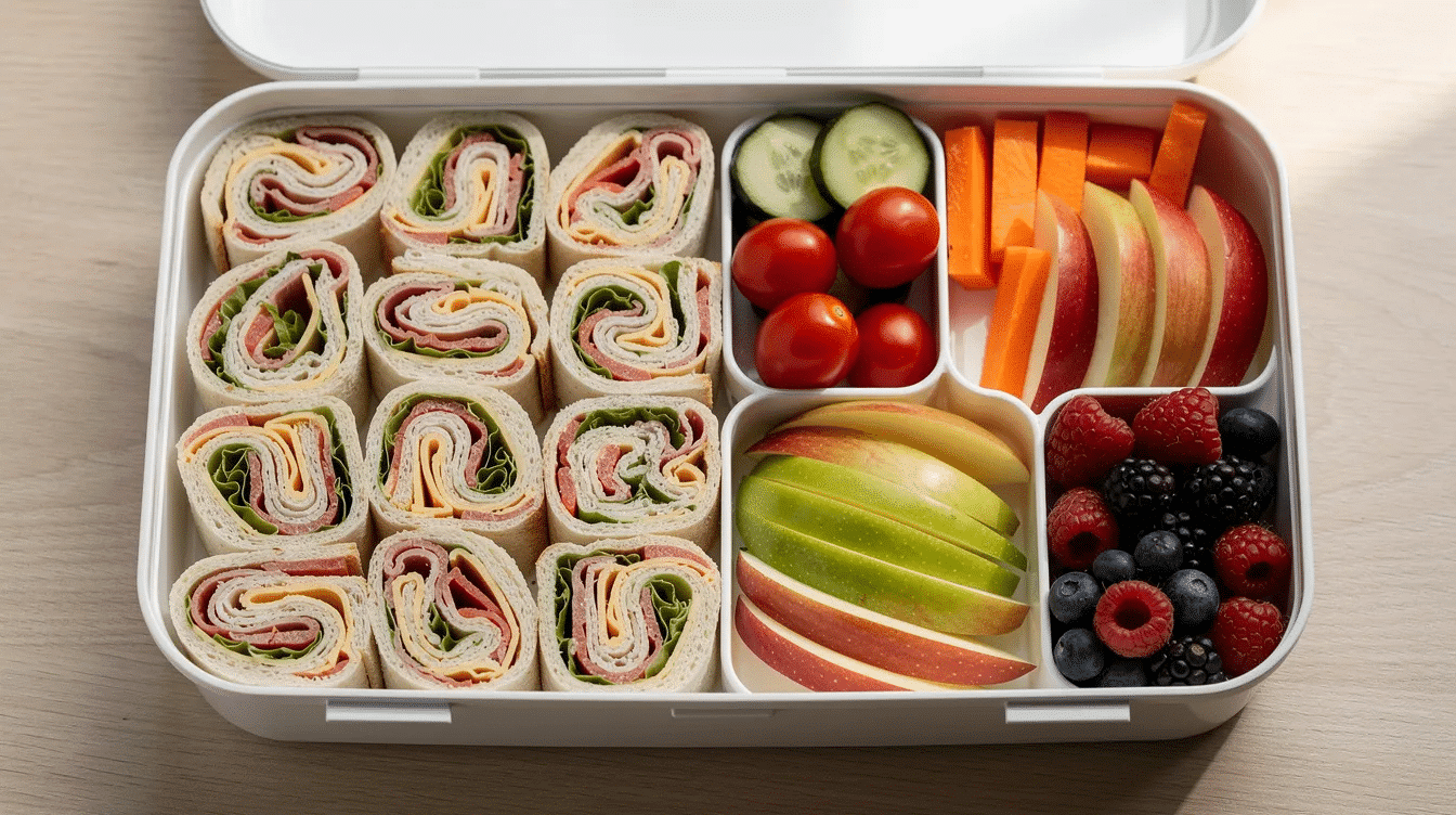 Pinwheel Sandwich Recipe for Kids Lunchbox (Easy, Nut-Free Ideas)